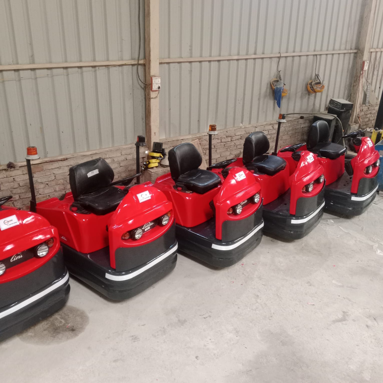 Red Industrial Equipment Lineup